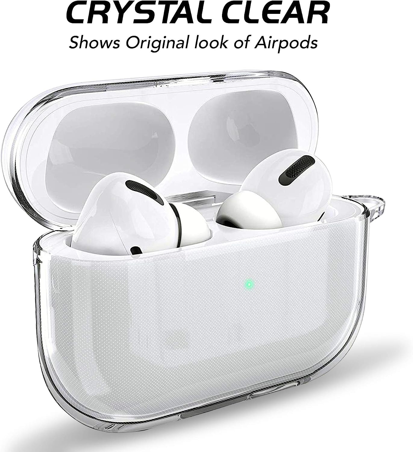 Acepods Pro 2 Soft TPU Protective Case with Keychain Shockproof Cover
